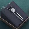 Factory Autumn And Winter Magnetic Suction Pull Geometric Long Necklace Women'S Light Luxury Simple Ins Tide High-End Sweater Chain