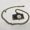 Unisex Taschenuhr-Halskette mit Anhänger im Antik-Kamera-Design, Geschenk
