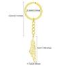 Portable Key Rings ISR PLE Flag Keychain Map Pendant Keyring for Backpack Purse