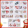 Christmas Nail Charms Nail Art Alloy Rhinestones Supplies Christmas Series Mixed Nail Art Decor for DIY Nails Ornaments