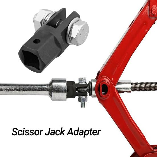 Adapter Heavy Duty Labor-saving Chrome Vanadium Steel Car Repairing Jack
