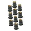 MOTHNUR 10 Pieces Rubber Well Nuts Durable Motorcycle Screen Bolts