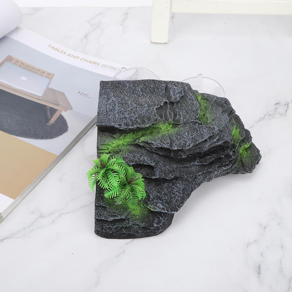 Resin Aquarium Artificial Simulation Tortoise Climbing Terrace Ladder Cave Fish Tank Landscape Decoration