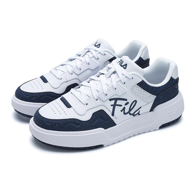New FILA CAMPUS Shock Absorbing, Non Slip, Wear Resistant, Breathable And Lightweight Low Top Casual Shoes Men's White F12M512205FWN