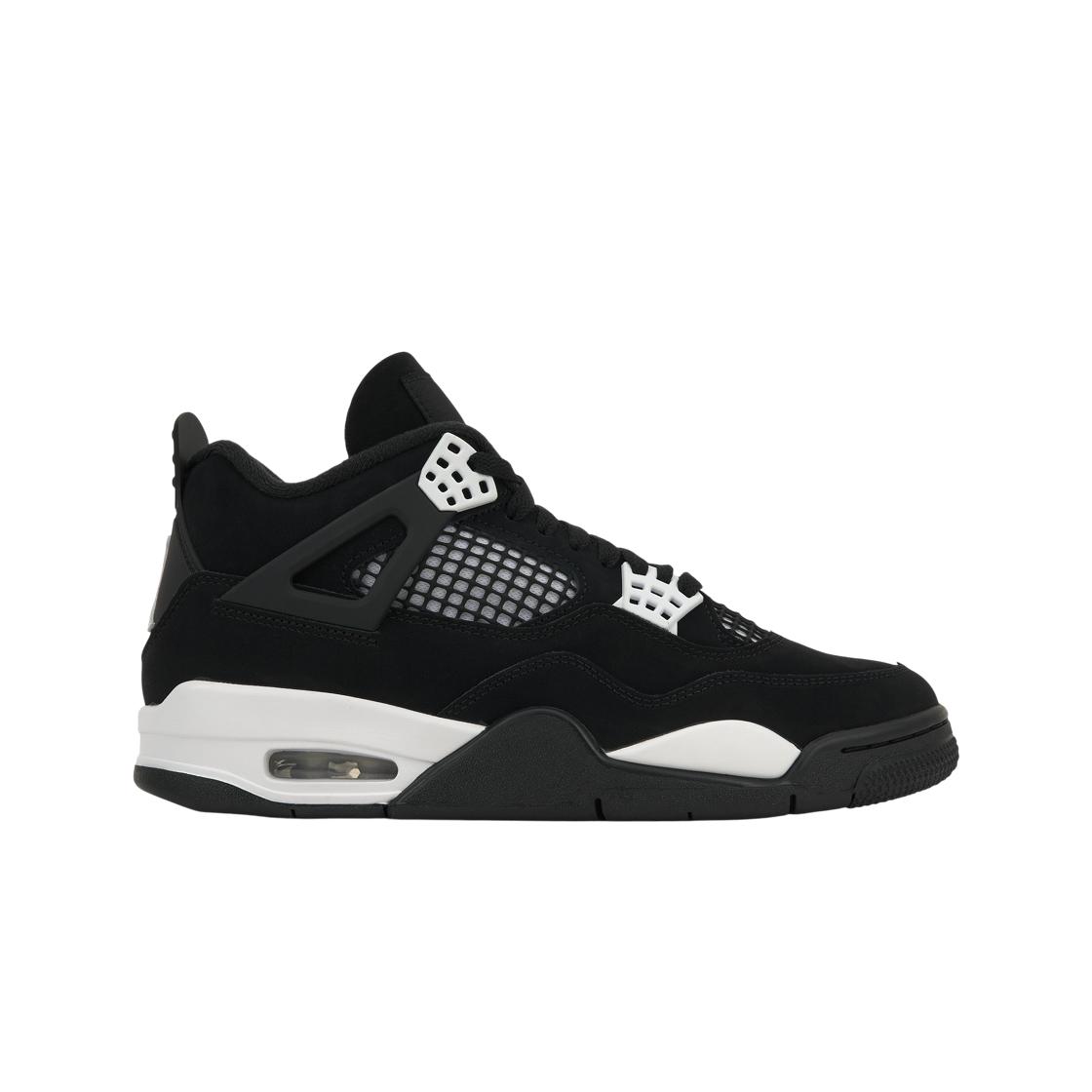 Jordan Unisex White/Black Air 4 Retro Thunder Sneakers Fq8138-001 Cm