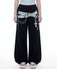 GRAVER [Unisexe] Pantalon Large d'Entraînement à Ceinture_2 Couleurs