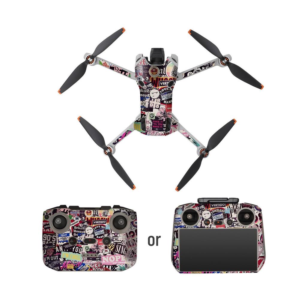 Sunnylife Mini 4 Pro Arm & Body Protective Stickers for RC 2 Controller