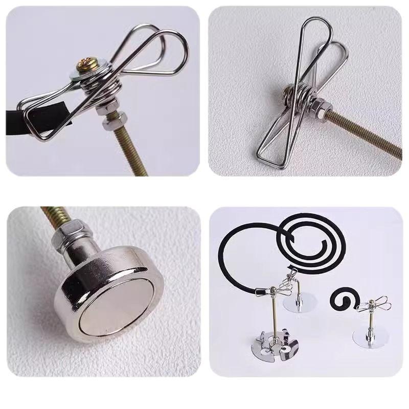 ZZ Metal Magnetic Mosquito Coil Holder Incense Coil Incense Burner Frame Modern Repellent Incense Rack For Household Bedroom
