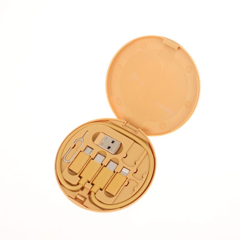 1 Set Multifunctional Fast Charging For Xiaomi Charger Storage Box Adapter Card Pin Travel Accessories Pd 60W Usb Data Cable Kit