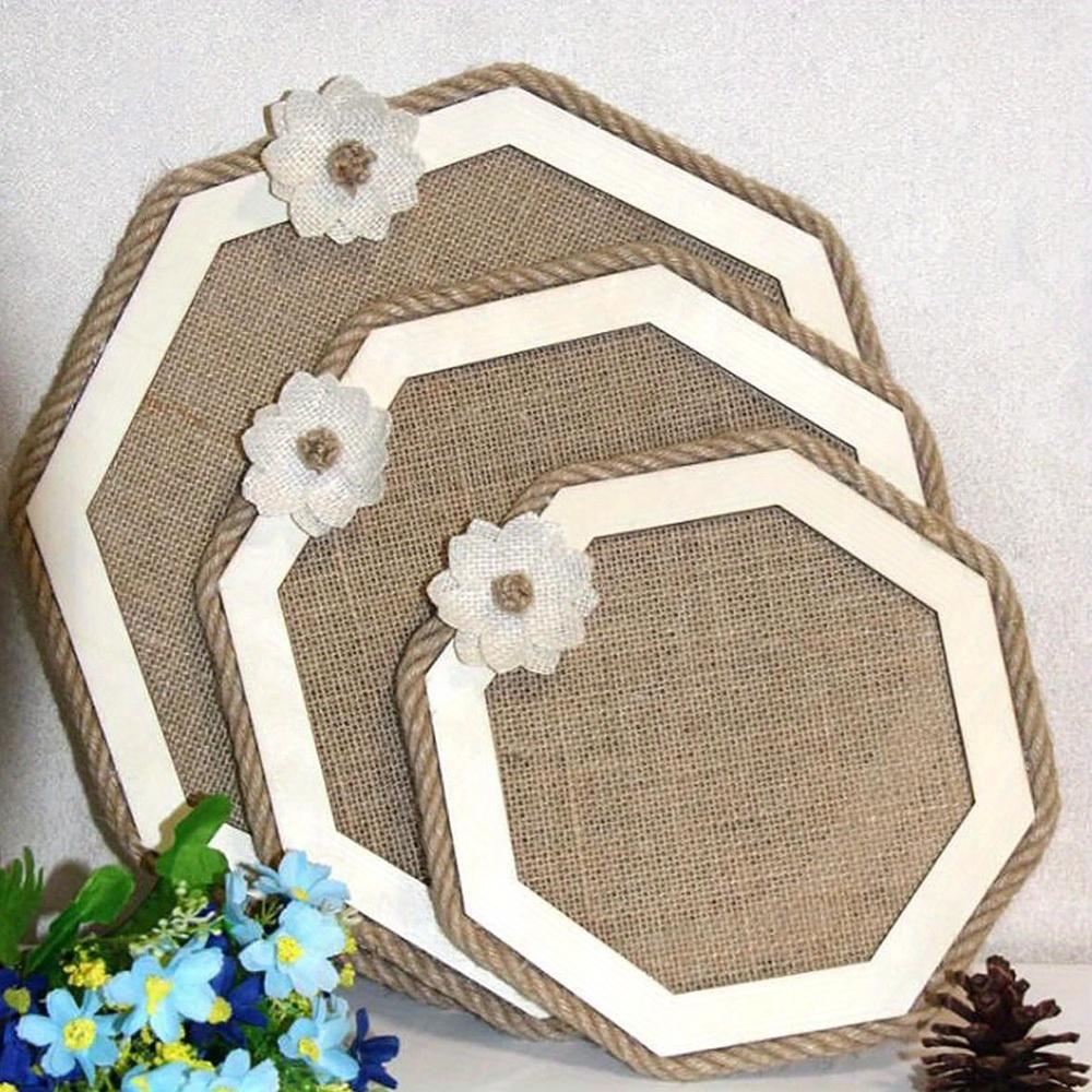 1Set (10Pcs) Linen Sunflower Flowers - DIY Handmade Decorations, Ideal for Embellishing Shoes, Hats & Home Decor