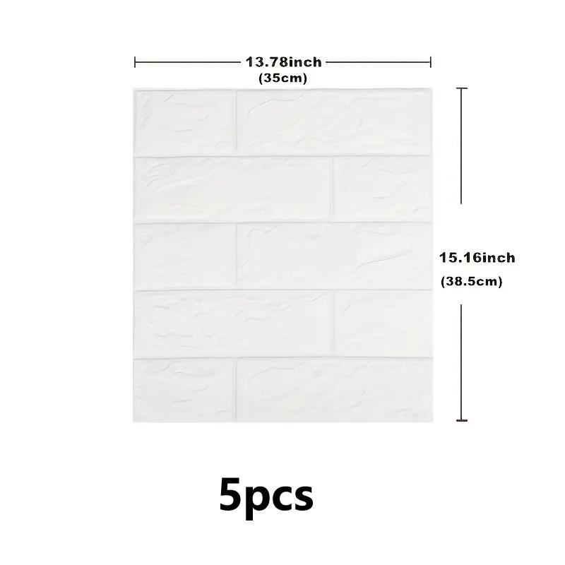 

5/10 шт. 3D трехмерная наклейка на стену противоударная самоклеящаяся пенопластовая фоновая стена обои с рисунком под кирпич