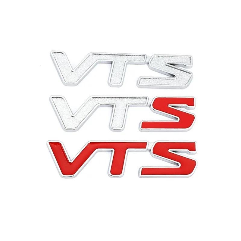 3D Metall VTS Logo Heckklappe Seitenkotflügel Emblem Abzeichen Aufkleber Decals für Citroen C3 Aircross C4 Picasso Cactus C1 Zubehör