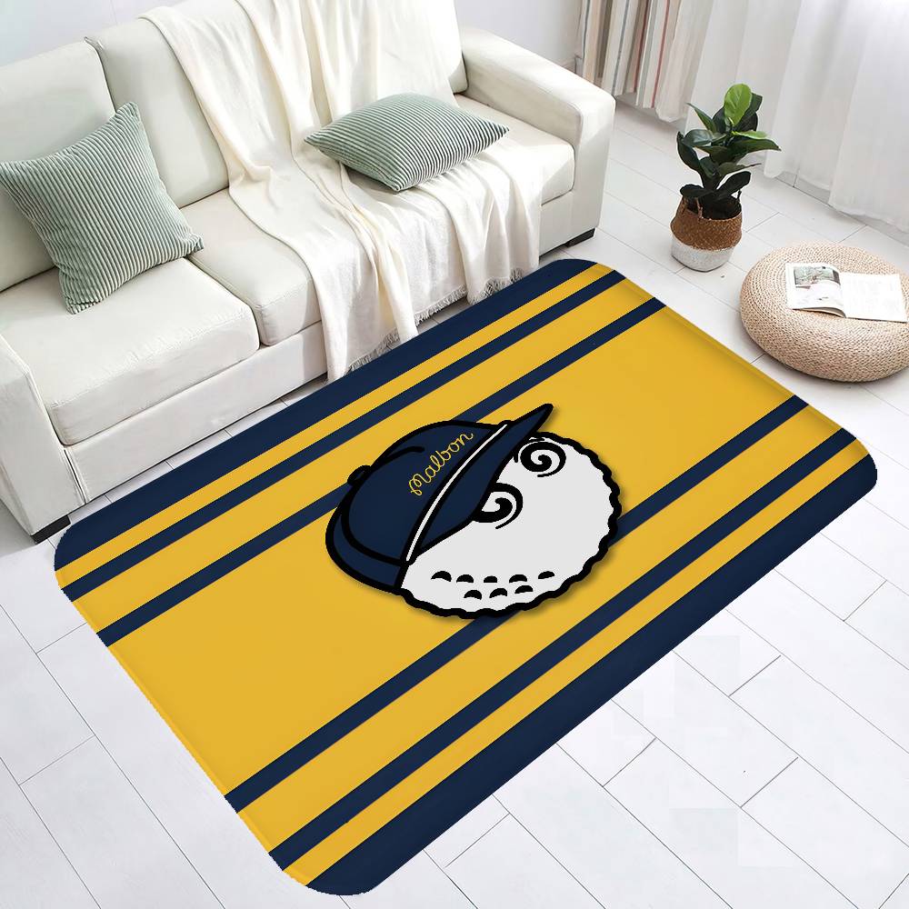 M-Malbon Luxury Long Rugs Nordic Style Bedroom Living Room Doormat Home Balcony Anti-Slip Toilet Rug