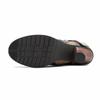 Johnature Echtes Leder frauen Kurze Stiefel Retro Woven Gürtel Schnalle Mode Dame High-heeled Schuhe