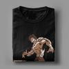 Men's T-Shirts Baki Hanma Grappler Yujiro Vintage Pure Cotton Tee Shirt Short Sleeve Anime T Shirts O Neck Clothes Gift