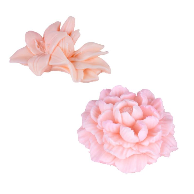 Rose Silicone Molds For Diy Flowers Fondant Cupcake Chocolate Candy Ice Cream Sugar Desserts Candle Soap Plaster Resin Mold