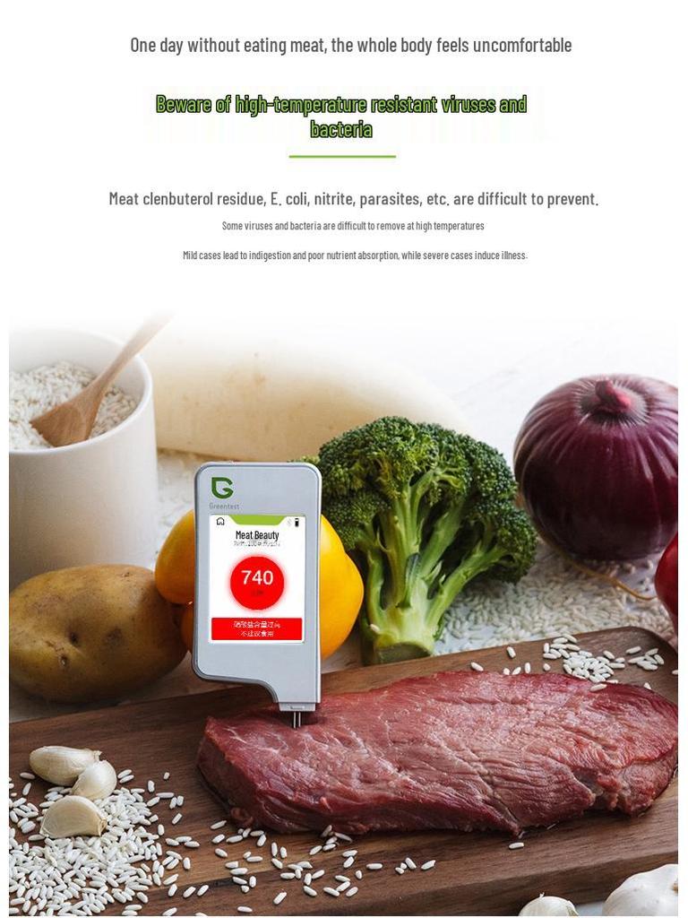 GreenTest 1 Portable Nitrate Tester for Fruits and Vegetables with Capacitive Screen