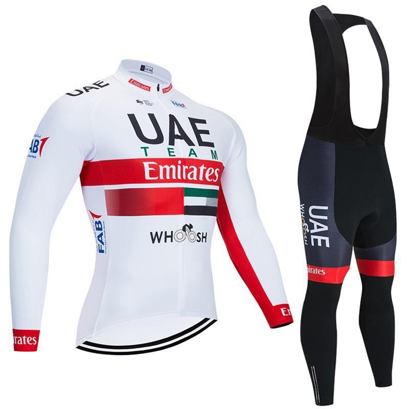 Unisex Long Sleeve Cycling Jersey Set Road Bike Riding Breathable Quick Dry Performance Wear