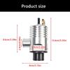 Aluminum Alloy Blow Off Valves Discharge Valves Replacement Exhaust Valves Auto Modification Accessory Easy Installation