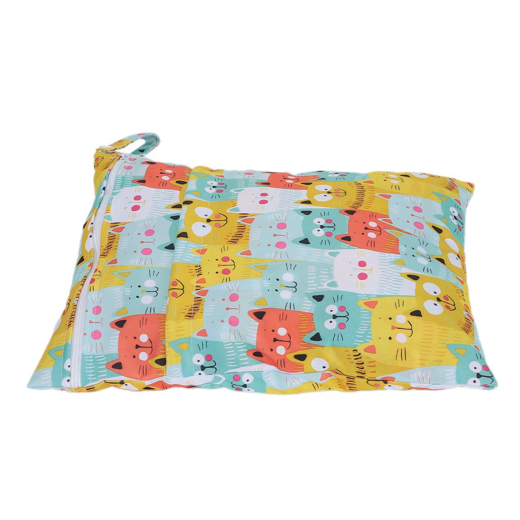 Baby Cloth Diaper Bag Waterproof Reusable Outing Wet Dry Bags with 2 Zippered Pockets#2