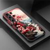 Japanese Landscape Cool Matte Case For Samsung Galaxy S24 S22 S23 S20 S21 FE S10 Plus Capa Note 20 Ultra 10 Lite Phone Fundas