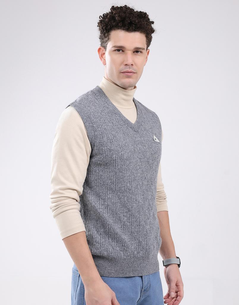 Monte Carlo Men's V Neck Sleeveless Sweater