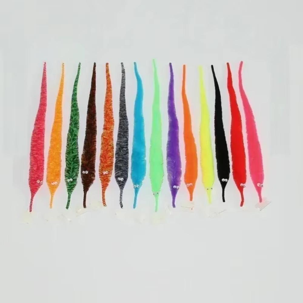 Funny Worm Magic Props Toys for Children Kids Beginners Wiggly Twisty Invisible String Party Games Trick