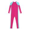 Kids Full Body UV Protection Swim Suit Long Sleeve Zipper Sport Bathing Suit for Girls Beach Surf and Swimming