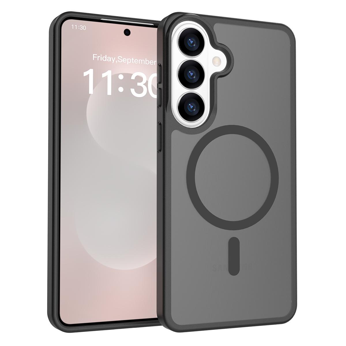 

Matte Phone Case for Magsafe Mag Safe Samsung S26 Plus S25 Fe S24 S23 Ultra S22 A15 A16 A17 A26 A35 A36 A56 A37 A55 A57 Translucent Back Phone Cover Samsung Galaxy S23 чёрный
