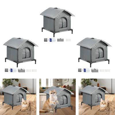 Summer Cooling Cat House Pet Condo Breathable Reusable Multipurpose Stray Cat