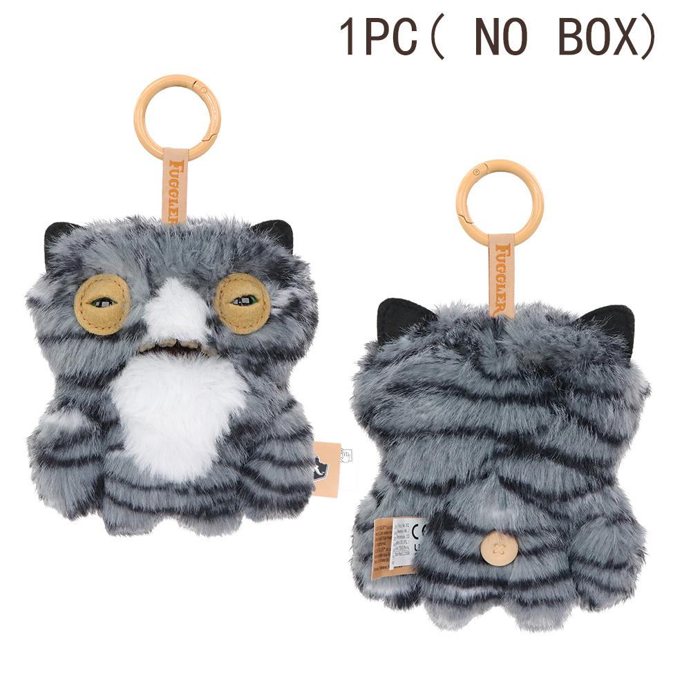 FUGG ALLEY CATS Fluffy Dangle Collectibles Fuggler Real Hairless Cat Siamese Cat Orange kitten Teeth Fiend Plushie Collectibles Token