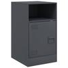 VidaXL Bedside Table Anthracite 34.5x39x62 Cm Steel 841767