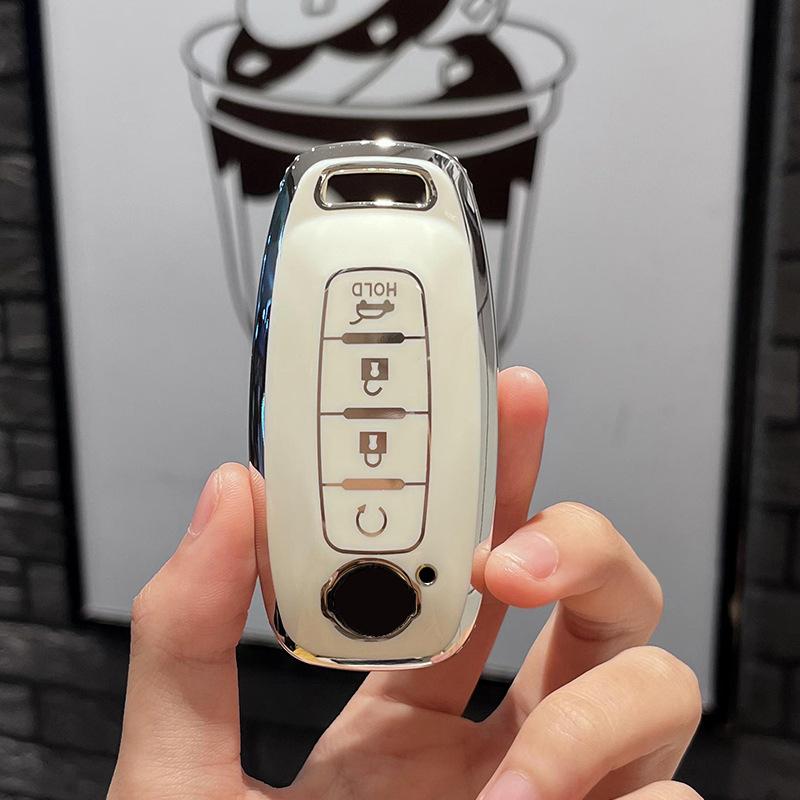 3 4 butoane Tpu cheie de la distanță husă pentru chei de mașină pentru Nissan X-trail T33 Qashqai 2022 J12 Ariya Altima Teana 2022 2023 2023 Juke Accesorii auto