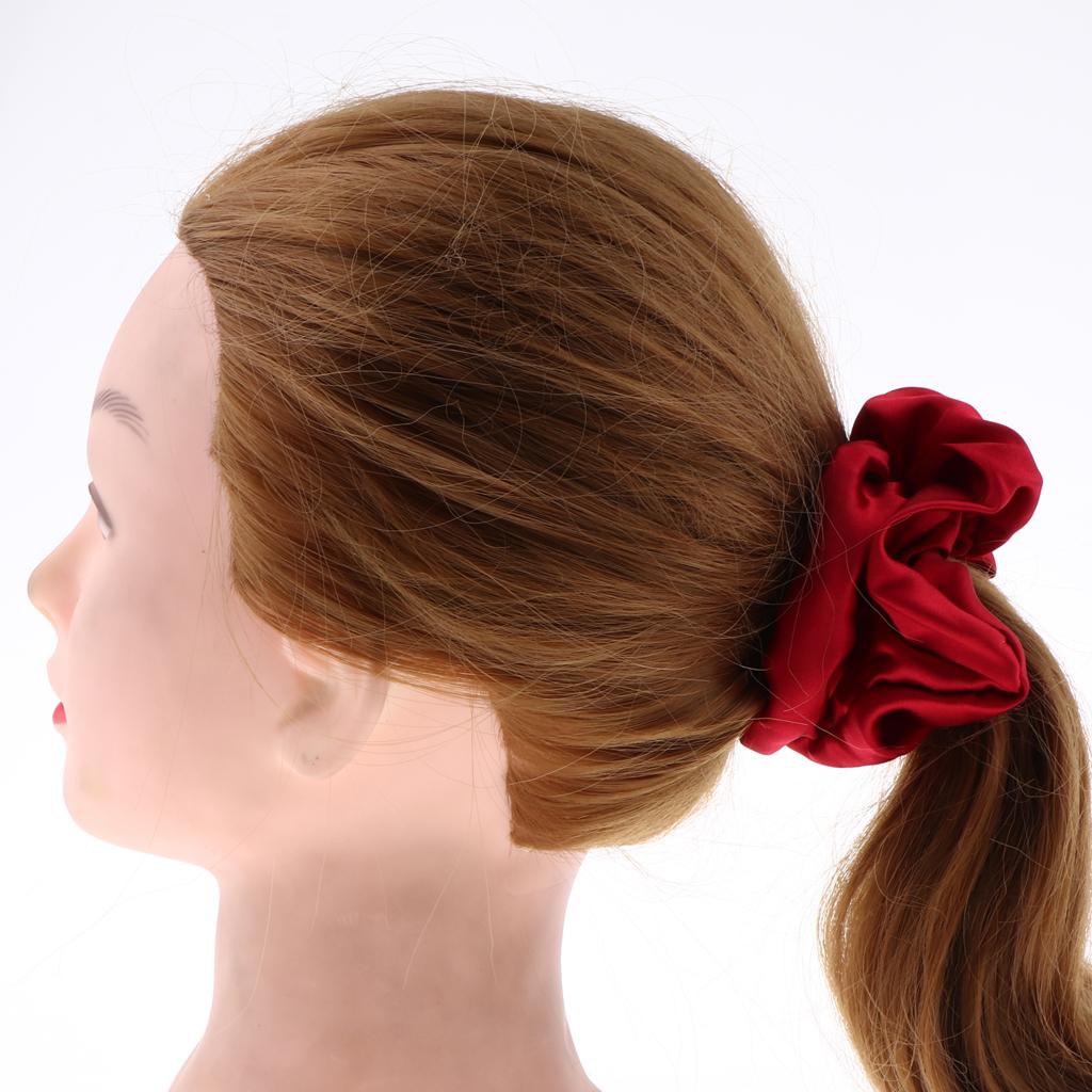 Large Floral Hair Band Ties For Thick
