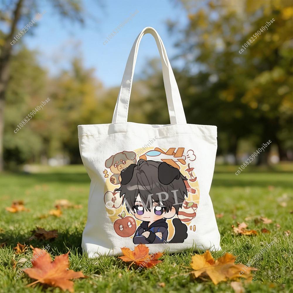 Love and Deepspace Cartoon Anime Character Bag 35x40CM Rafayel Zayne Xavier Caleb Single-Shoulder Handbag Fans Gift