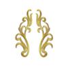 Gold And Silver Stage Ancient Costume Embroidery Performance Opera National Dress Decoration Cloth Sticker Pattern Diy Handmade Clothing Accessories