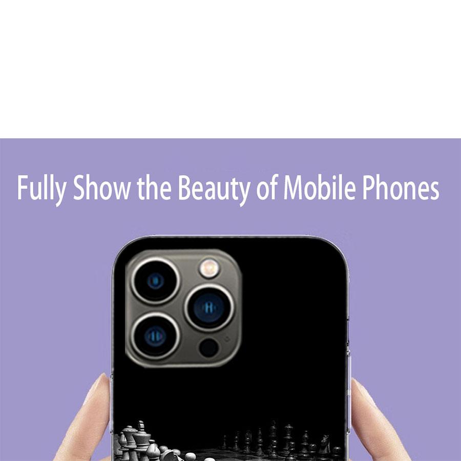 Schachkönig Königin Turm Handyhülle Für Apple Iphone 16E 16 17 Pro Max Air 15 Pro 14 Plus 12 13 Mini Hülle Niedliche Fundas Sili