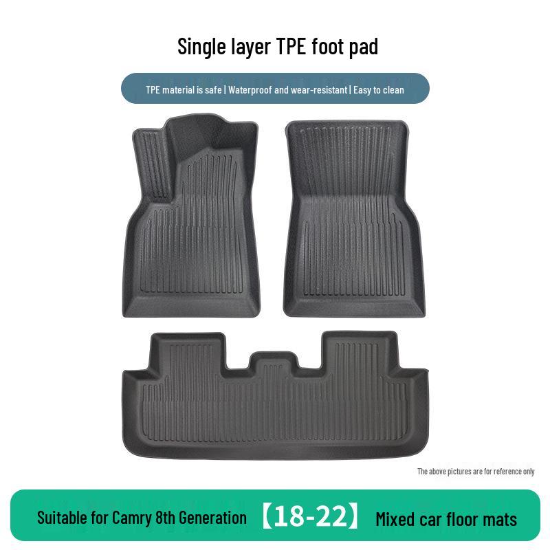 Toyota Camry 8th Gen 18-22 Hybrid TPE Custom Floor Mats