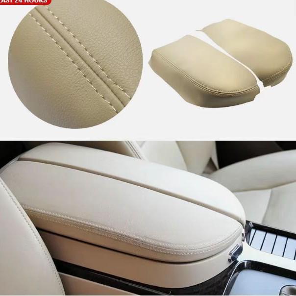 Leather Armrest Box Cover for 2007-2013 Acura MDX Center Console.