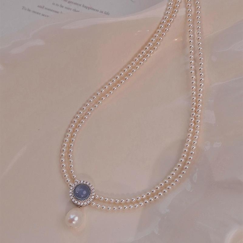 Summer Pearl Necklace Light Luxury Niche Love Clavicle Chain Fashion High-end Versatile Necklace