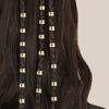 30pcs/set Metal Pentagram Hair Rings Set Dreadlocks Beads Hair Braid Rings Clips Dread Locks Hair Braiding Cuffs Decoration
