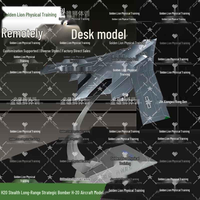 Golden Lion H-20 Stealth Strategic Bomber Aircraft Model