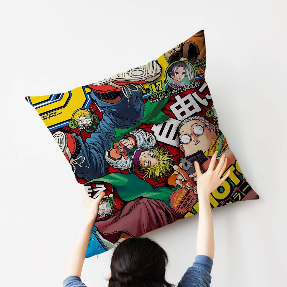 Anime SAKAMOTO DAYS Personalized Pillow Cover Kids Bedroom Wild Party Decor Pillowcase Kid Birthday Shower Gift
