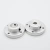 Aluminum Alloy Flange Coupling 5/6/6.35/7/8/9/10~22MM Hole-Keyway 50MM Rigid Transmission Shaft Connection