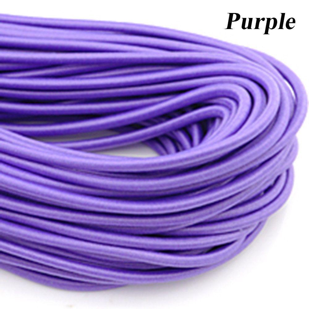 3mm 10m New DIY Line Craft Sewing Rope Round Rubber Colorful Elastic Band
