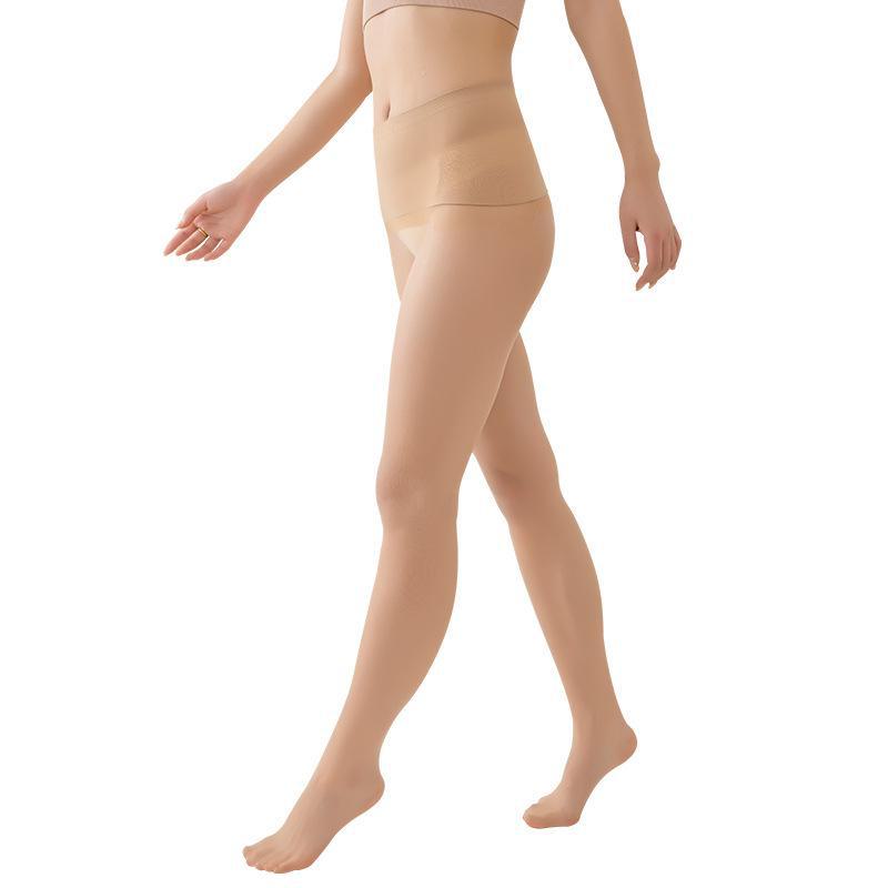 Seamless Women's Sheer Nude Pantyhose - Anti-Snag, Non-Slip, Durable