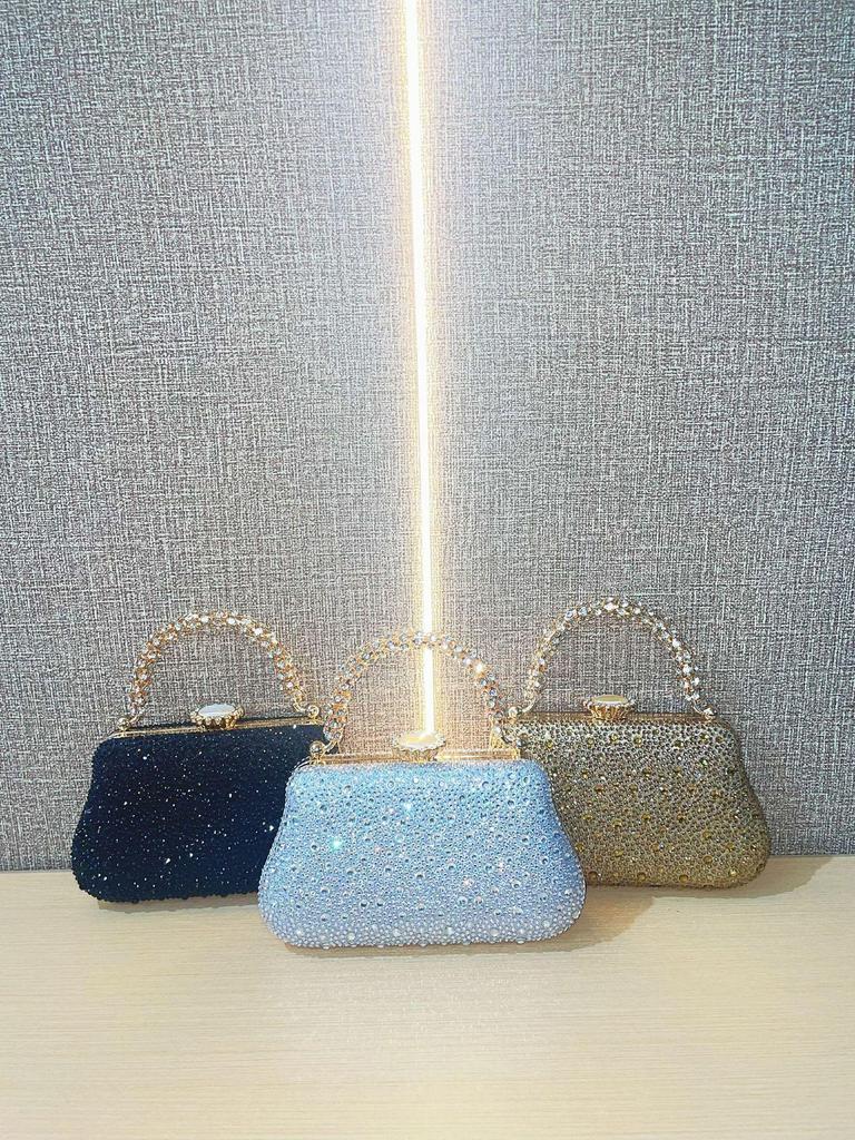 Elegant Rhinestone Evening Clutch - Cheongsam and Banquet Handbag for Ladies