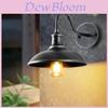 Vintage American Loft Wall Lamp With Iron Shade For Bar And Corridor Decor