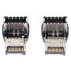 2Pcs Adapter Metal USB3.1 10Gbps Male To Female TypeE Plug Play Extended Data Adapter