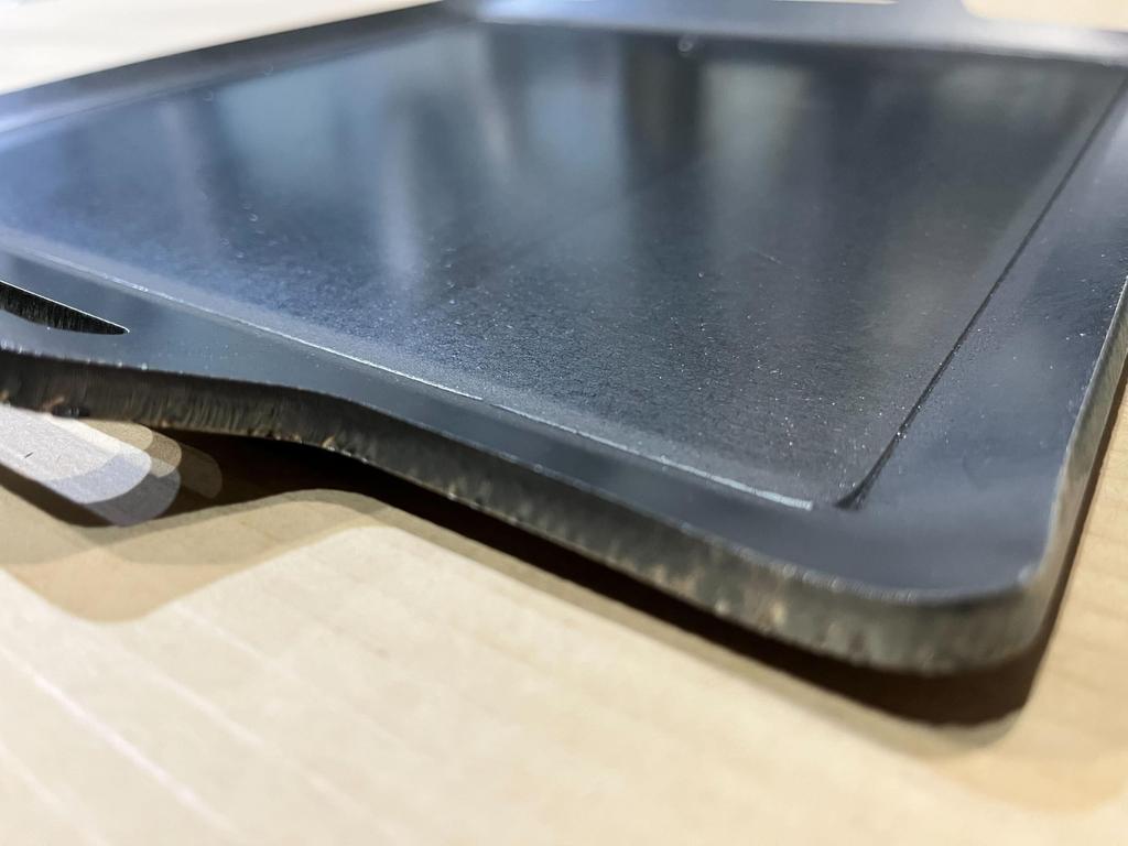 Iwatani Tough Maru 6mm Iron Plate (No Spatula) for BBQ, Camping, and Outdoors [Parallel Import]